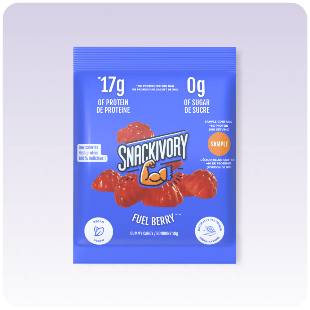 Protein Gummies - Fuel Berry Sample - Snackivory - 18g