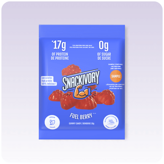 Protein Gummies - Fuel Berry Sample - Snackivory - 18g